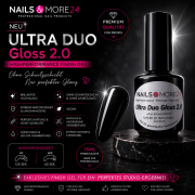 ULTRA DUO Gloss 2.0 | HighPerformance Finish Gel 15ml ohne Schwitzschicht